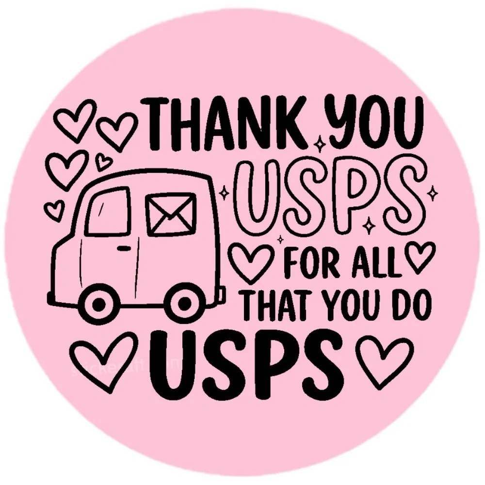 Thank You USPS Stickers for Packages & Envelopes – 2